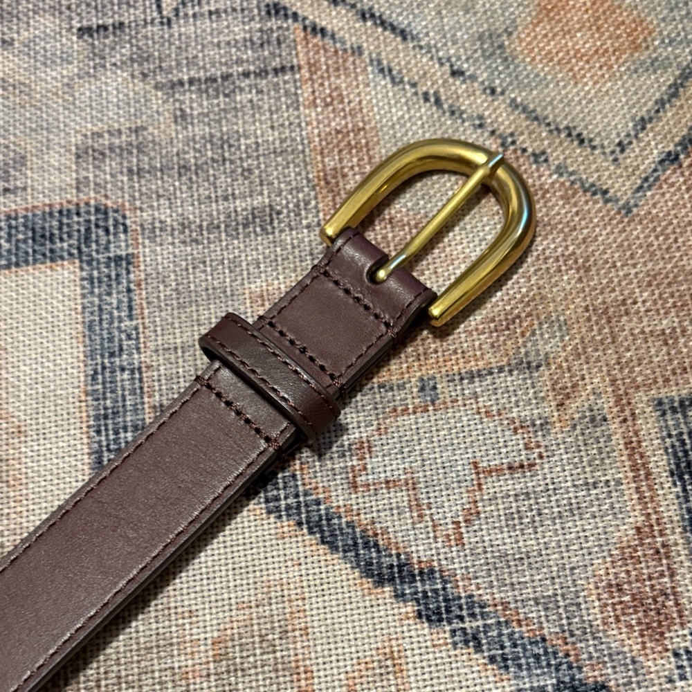 Aritzia Brown Leather Belt - large